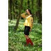 Embroidered blouse "Black&Yellow" 